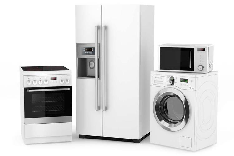 家用電器設備組合高清圖片